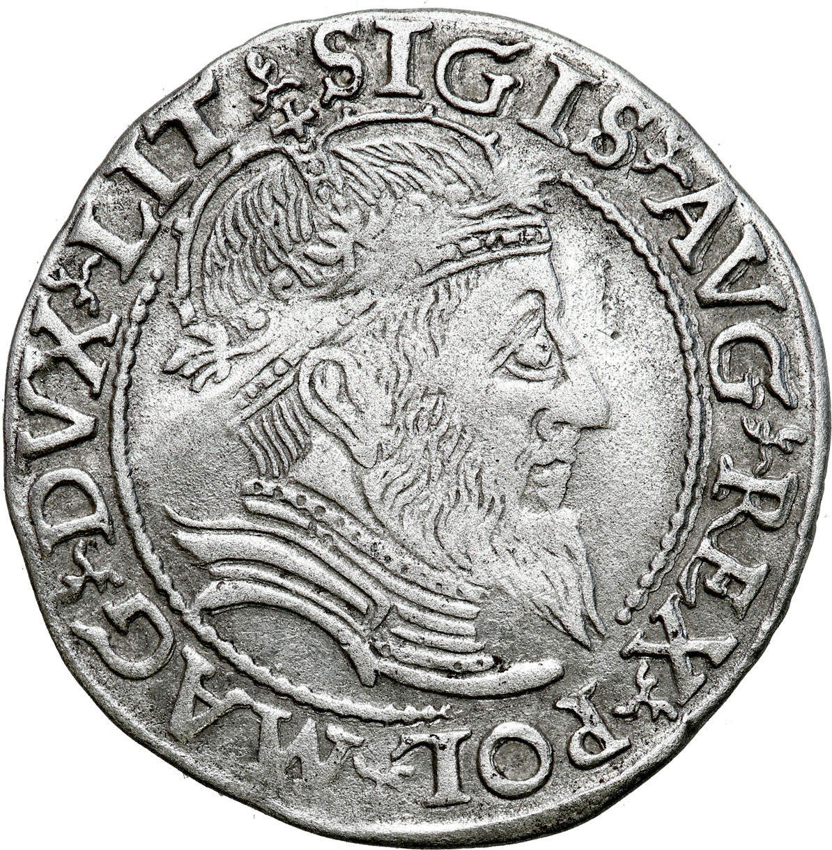 Zygmunt II August. Grosz na stopę litewską 1559, Wilno - RZADKOŚĆ R5